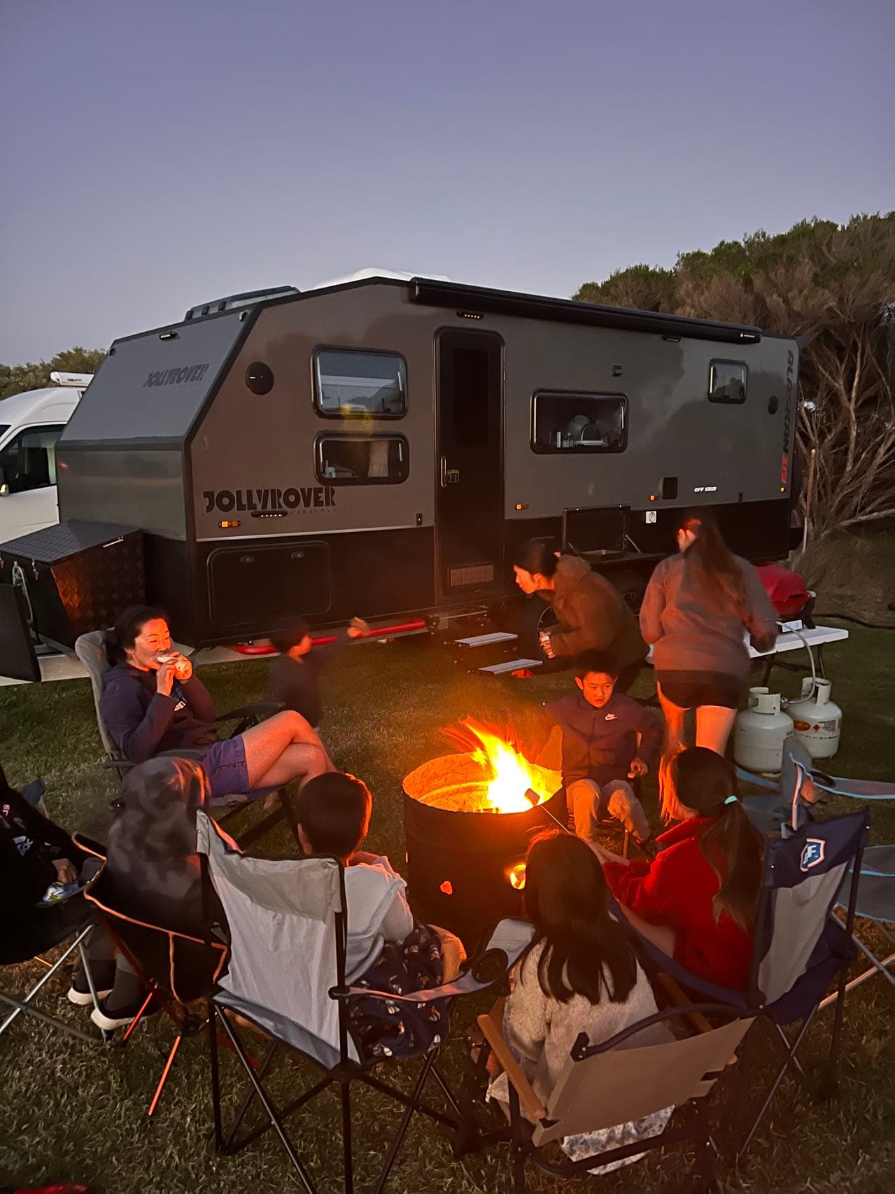 Inside a car workshop